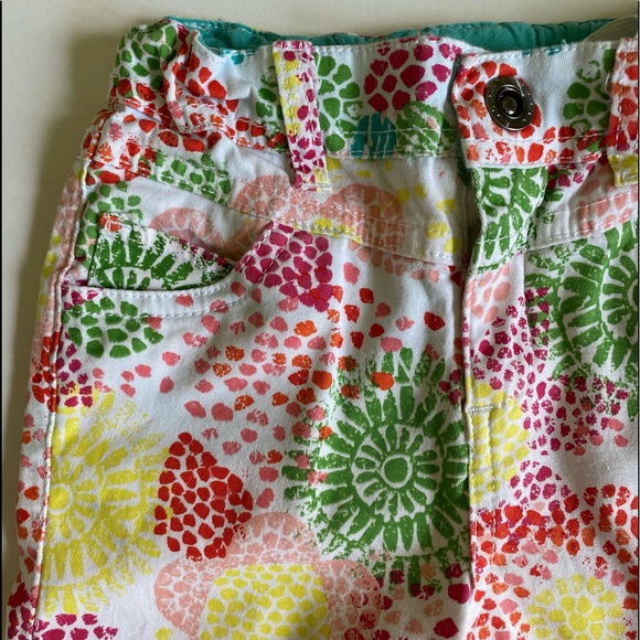 Rococo White Colourful Floral Print Lightweight Pants Size 24 Months - Picture 5 of 9